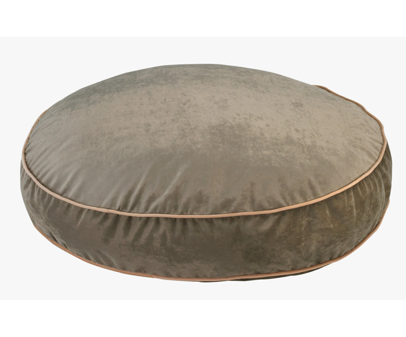 large round dog pillow